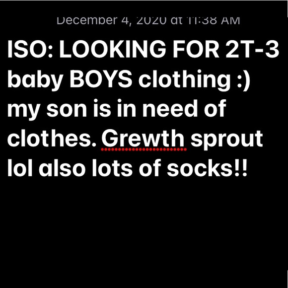 ISO: boys clothing - Picture 1 of 2